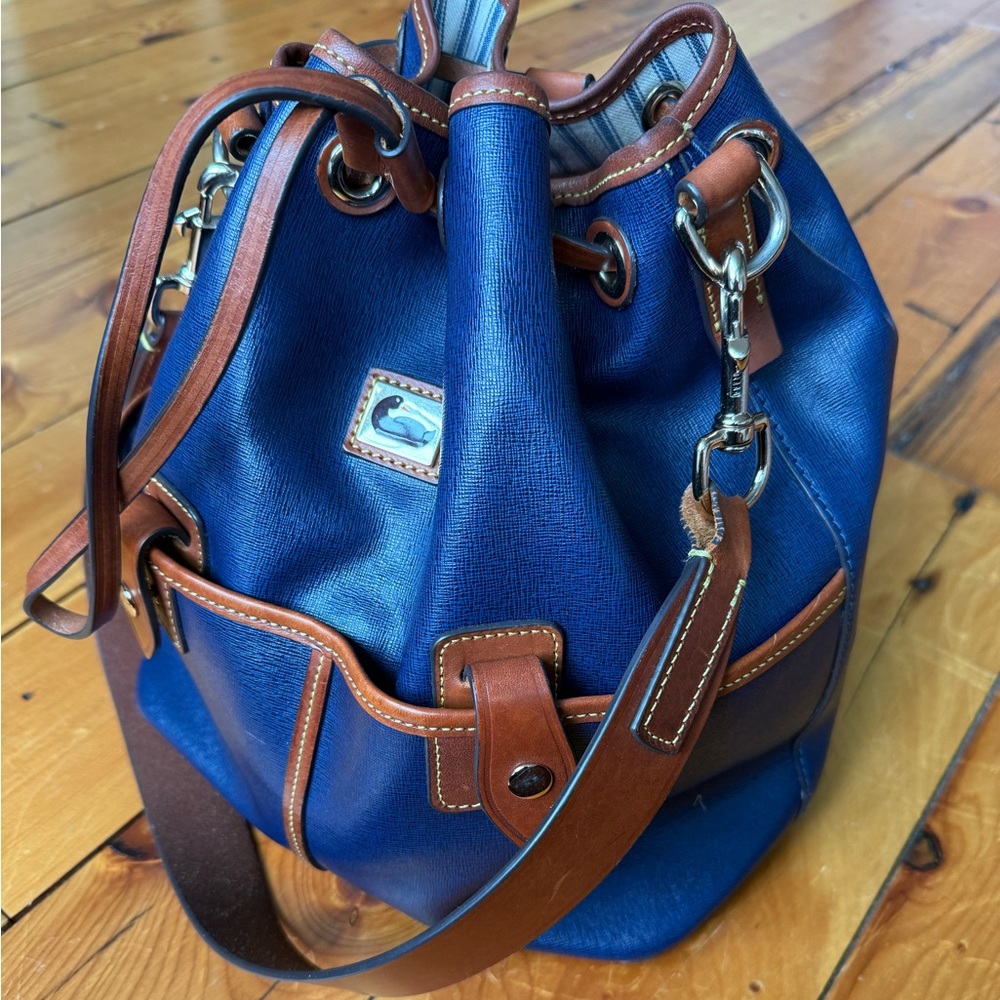 Dooney and Bourke Camden Saffiano Large Drawstring